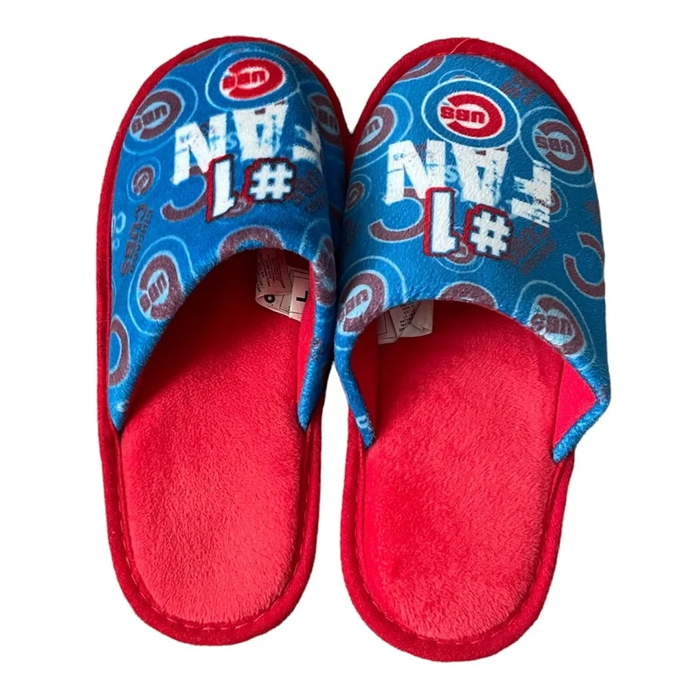 Chicago Cubs #1 Fan Youth Slippers